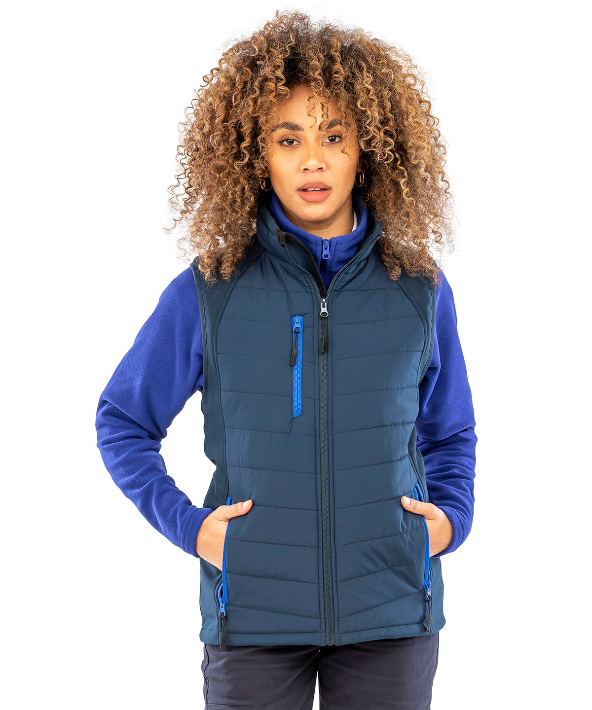 Compass padded softshell gilet