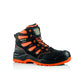 BVIZ2 S7S SC HRO FO LG WR/WPA Black/Orange 360° High Visibility Metal Free Waterproof Safety Lace Boot