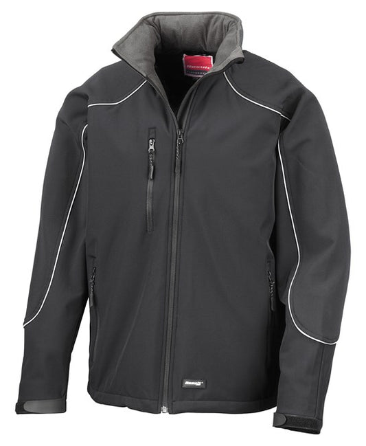 R118A Hooded softshell jacket