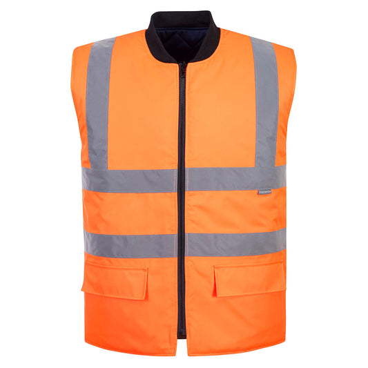 S469 - Hi-Vis Reversible Bodywarmer