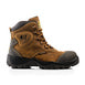 BSH012 S3 Brown Leather Safety Lace Boot with Ankle Protection