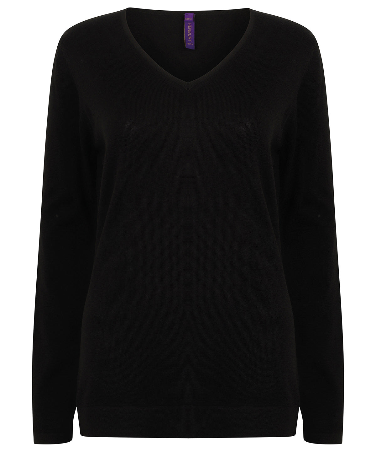 HB721 Women's 12 gauge v-neck jumper