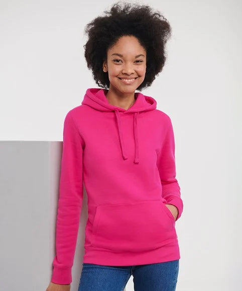 J265F Ladies Authentic Hooded Sweat