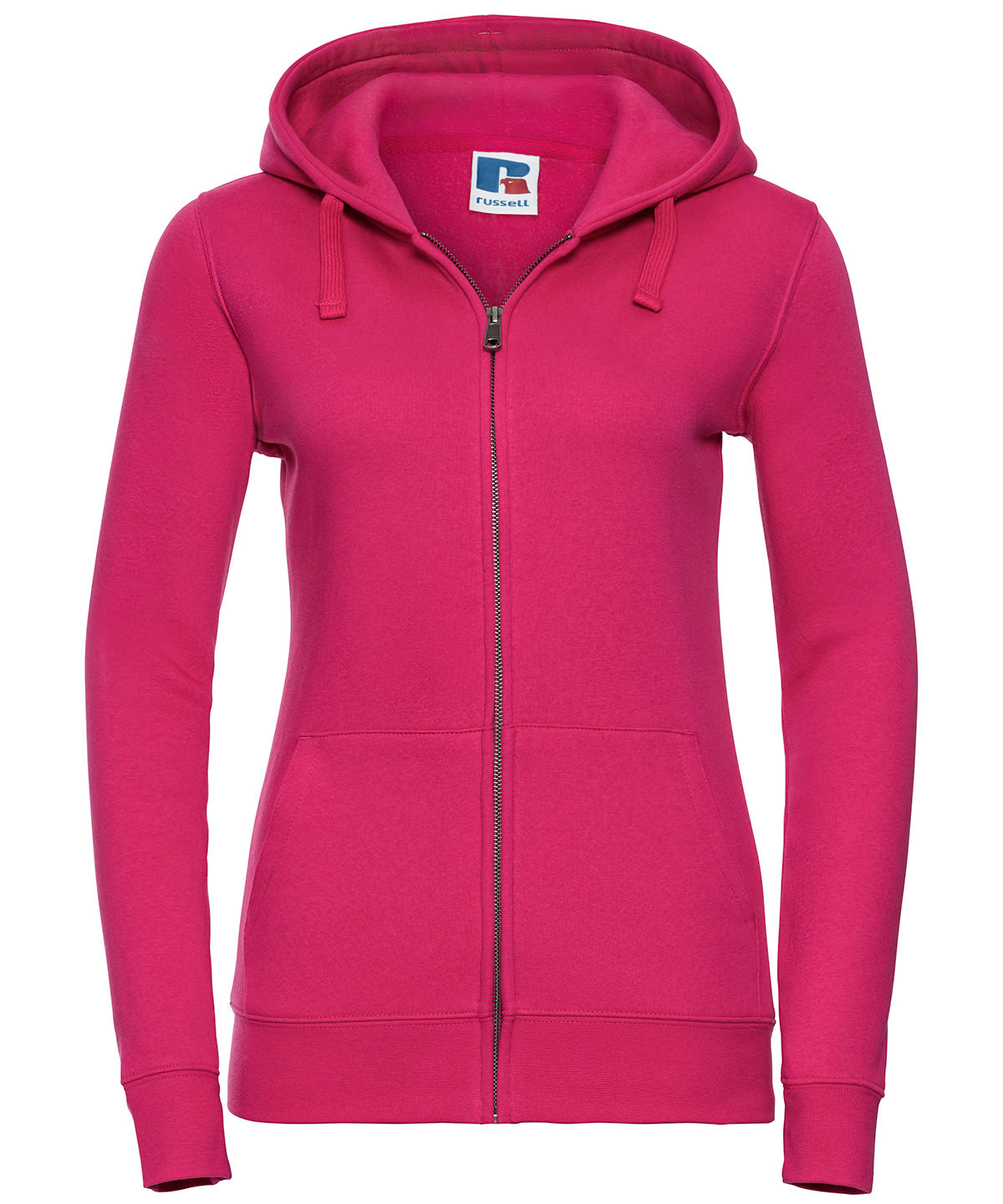 J266F Women's authentic zipped hooded sweatshirt