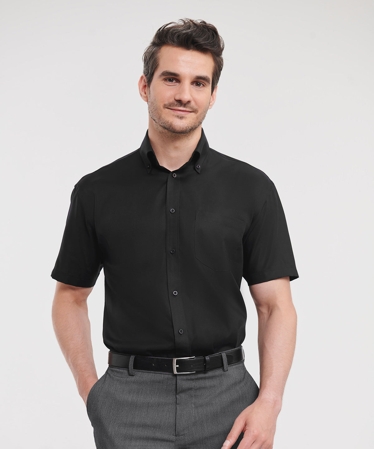 J957M Short sleeve ultimate non-iron shirt