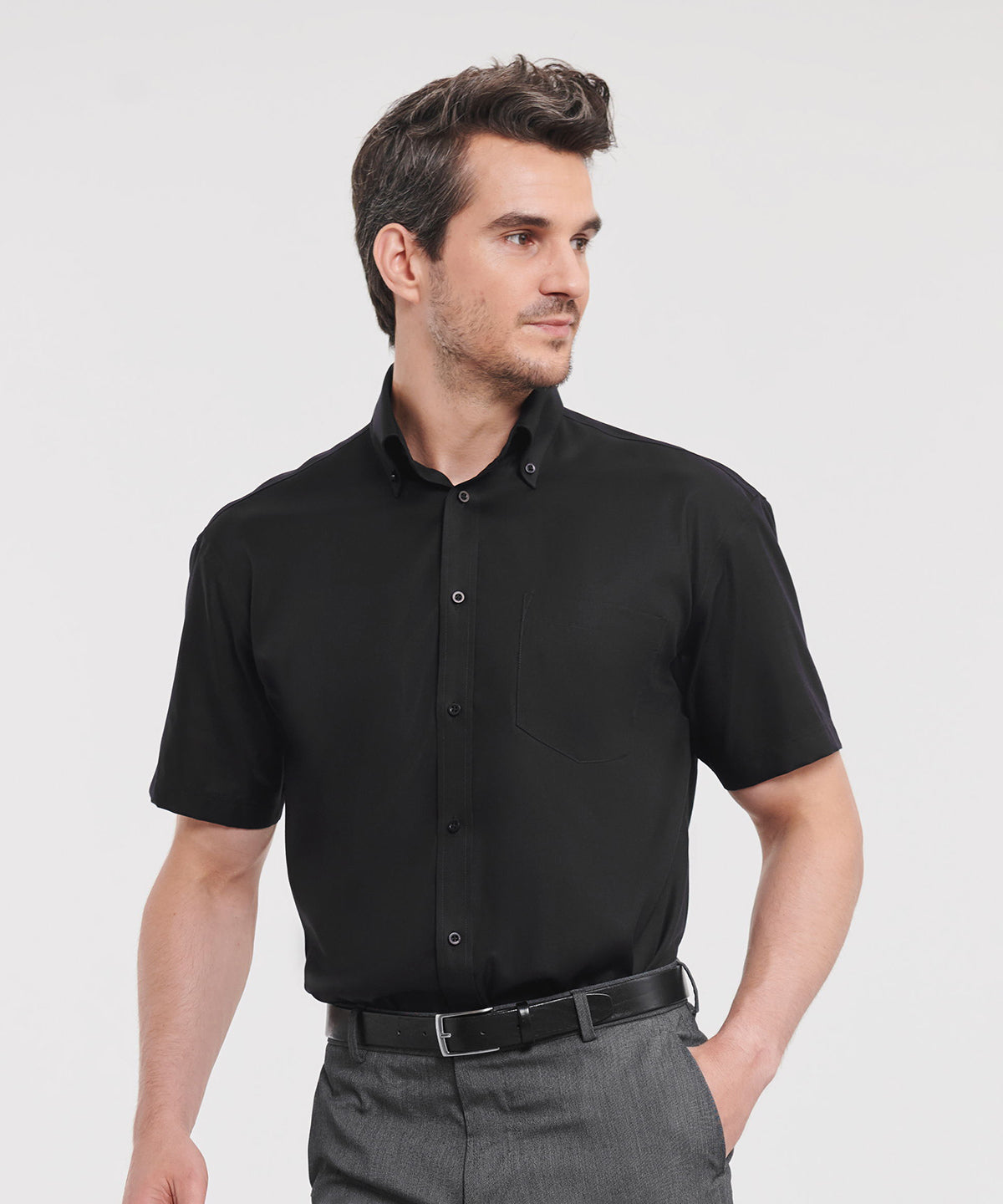 J957M Short sleeve ultimate non-iron shirt