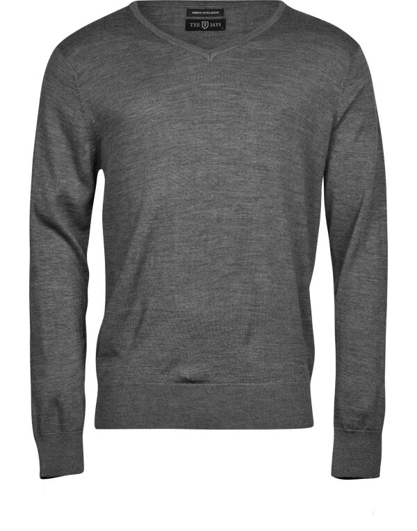 TJ6001  Men's V Neck Knitted Sweater