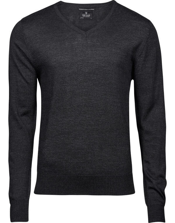 TJ6001  Men's V Neck Knitted Sweater